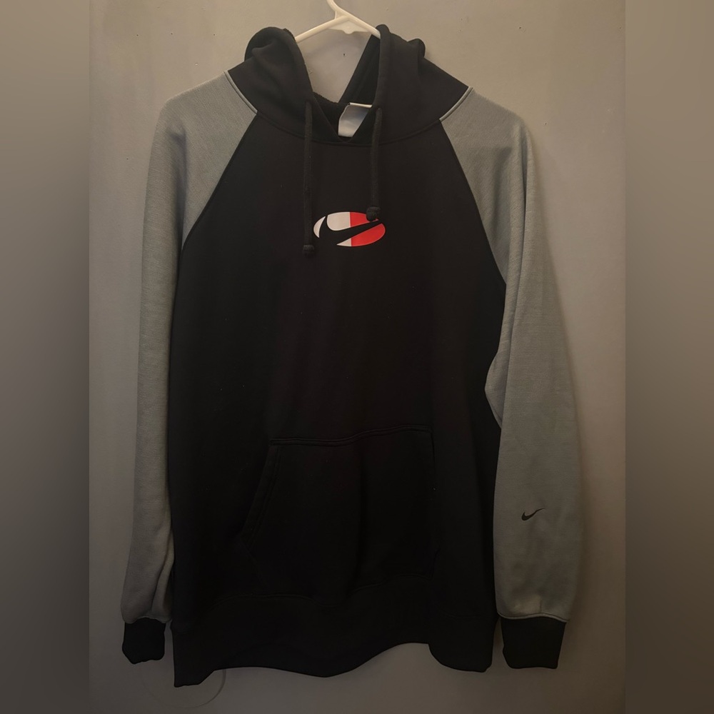 Nike Women's Black and Gray Hoodie
